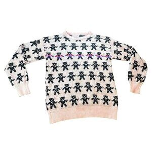 Vintage Trans Teddy Bear Scoop Neck Sweater